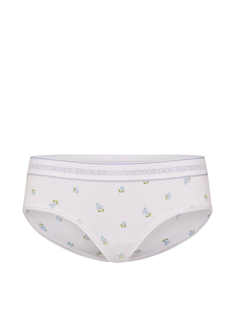 Bavlněné kalhotky s výšivkou a logem Hiphugger. Produkt je vzorovaný a pochází z kolekce Cotton.