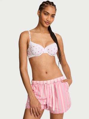 Victoria's Secret Bavlněné pyžamové šortky Mix & Match Sleep Heritage