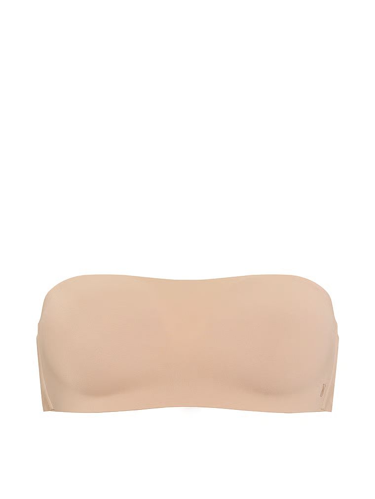 Push-up podprsenka bez ramínek a s kosticemi Perfect Comfort Strapless. Produkt je béžový a pochází z kolekce Victoria's Secret Bare.