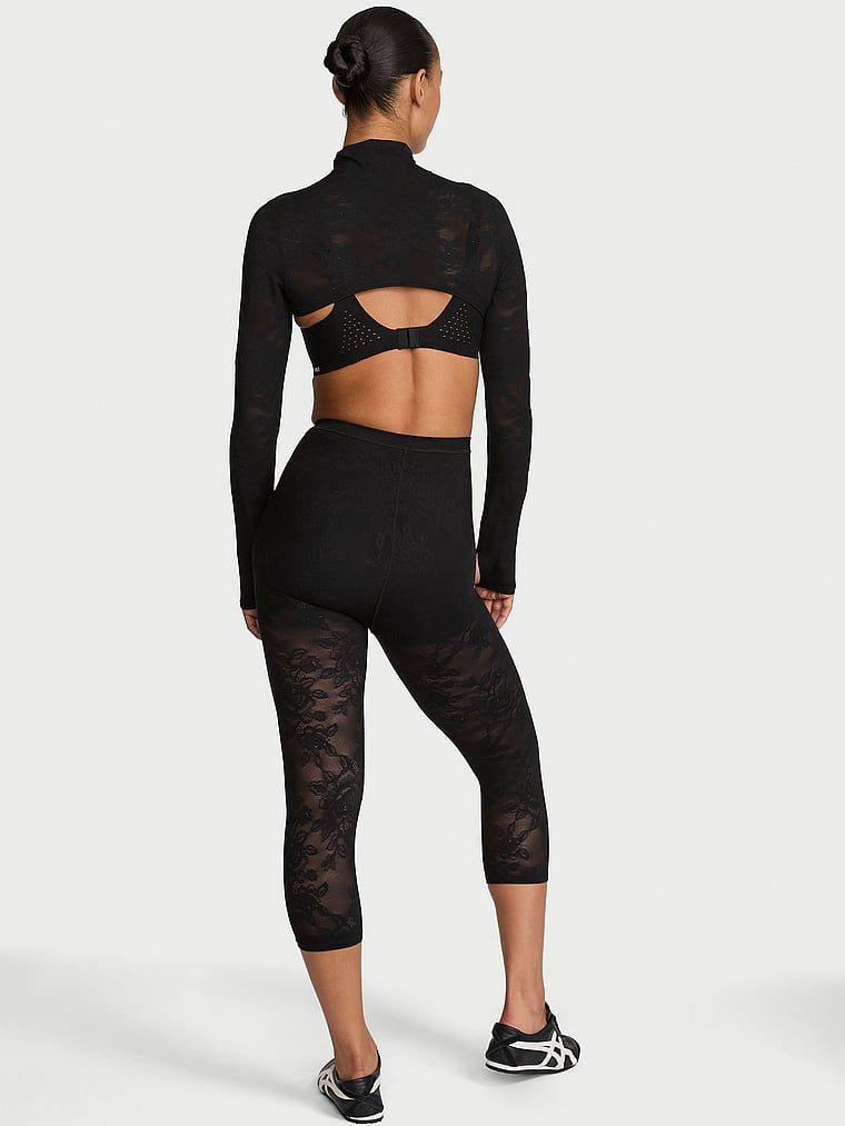 Rybářské legíny s krajkou VSX Elevate RoseFlex. Produkt je černý a pochází z kolekce VSX.