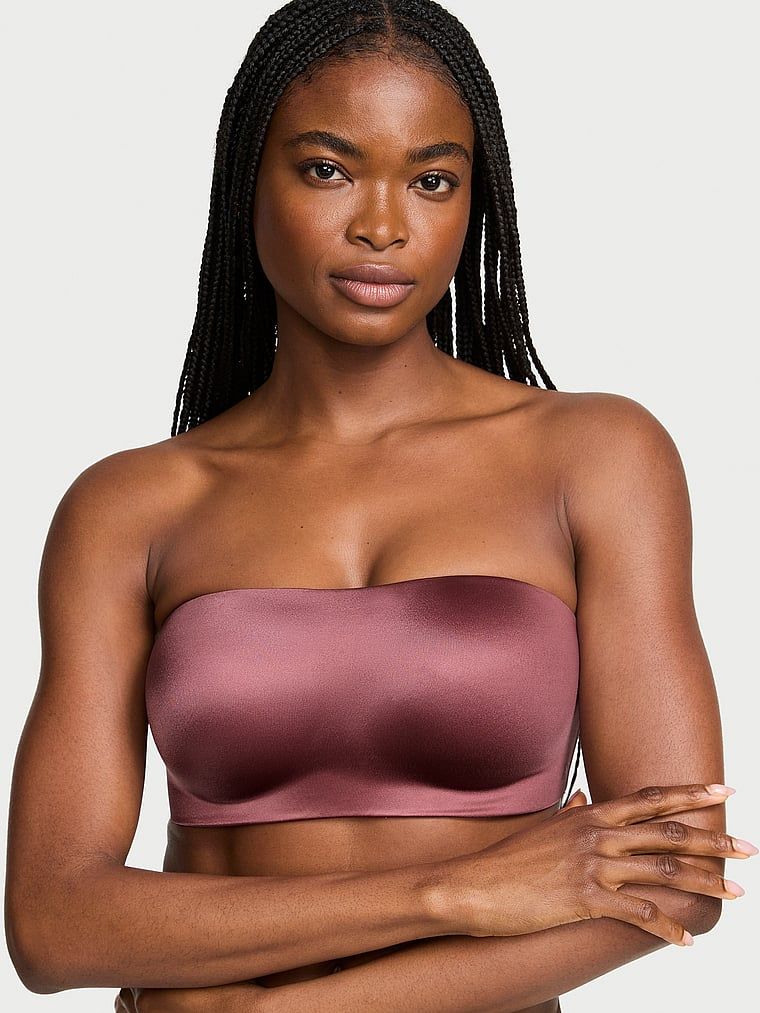 Invisible by Victoria's Secret Podprsenka bandeau bez ramínek a push-up bez kostic