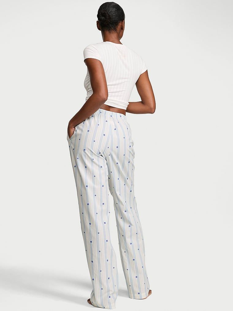 Mix & Match Heritage bavlněné pyžamové kalhoty. Produkt má květinovou barvu a pochází z kolekce Victoria's Secret.