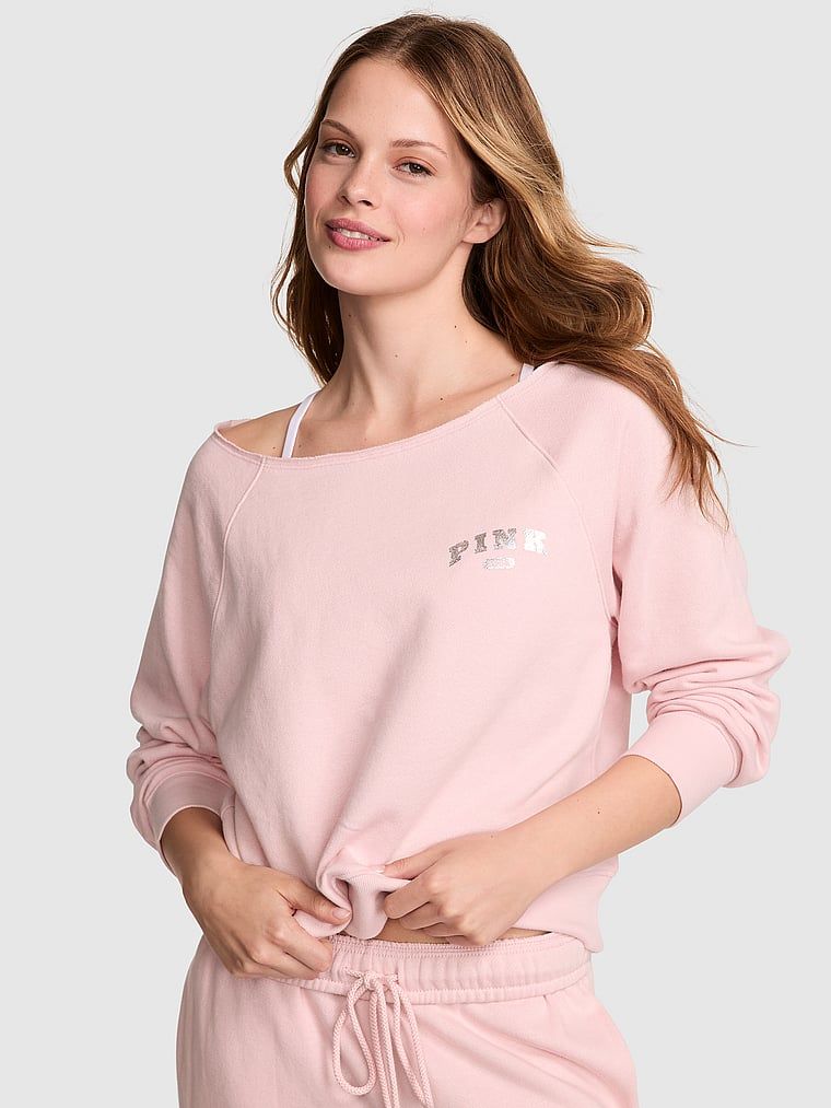 Mikina Ivy Fleece s odhalenými rameny