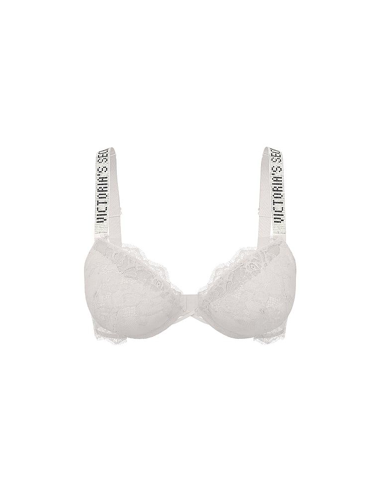 Very Sexy Krajková třpytivá push-up podprsenka Bombshell Add-2-Cups Shine Strap