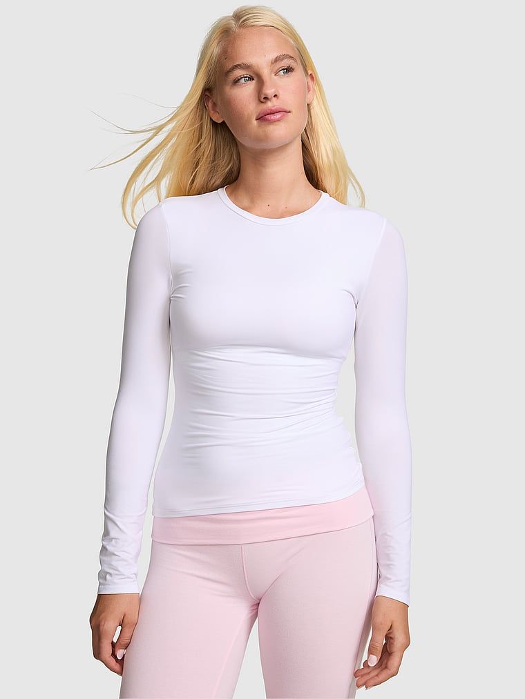 PINK Elastické tričko PINK Base s dlouhým rukávem