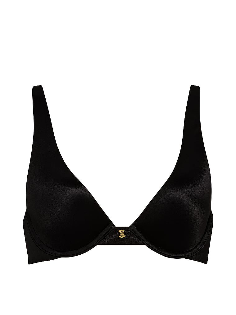 Mírně vycpávaná podprsenka Smooth Plunge. Produkt je černý a pochází z kolekce Very Sexy.