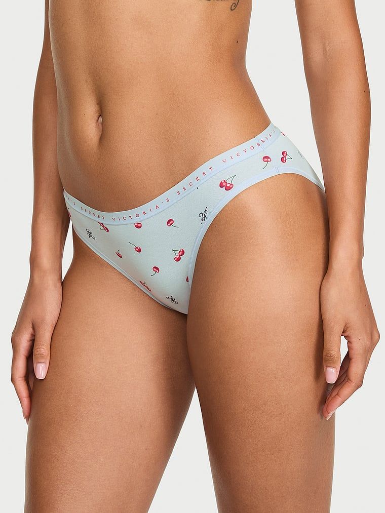 Bavlněné kalhotky v bikinách. Produkt má vzorovanou barvu a pochází z kolekce Victoria's Secret.