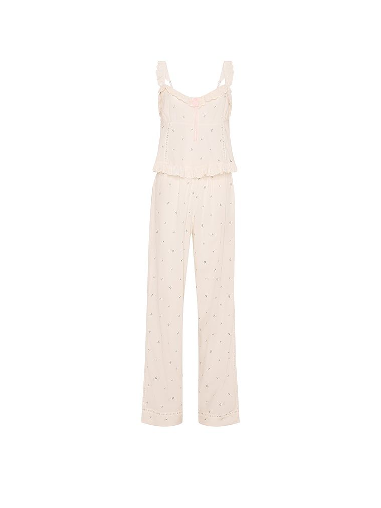 Vintage bavlněné pyžamo Dream. Produkt má květinový vzor a pochází z kolekce Victoria's Secret.