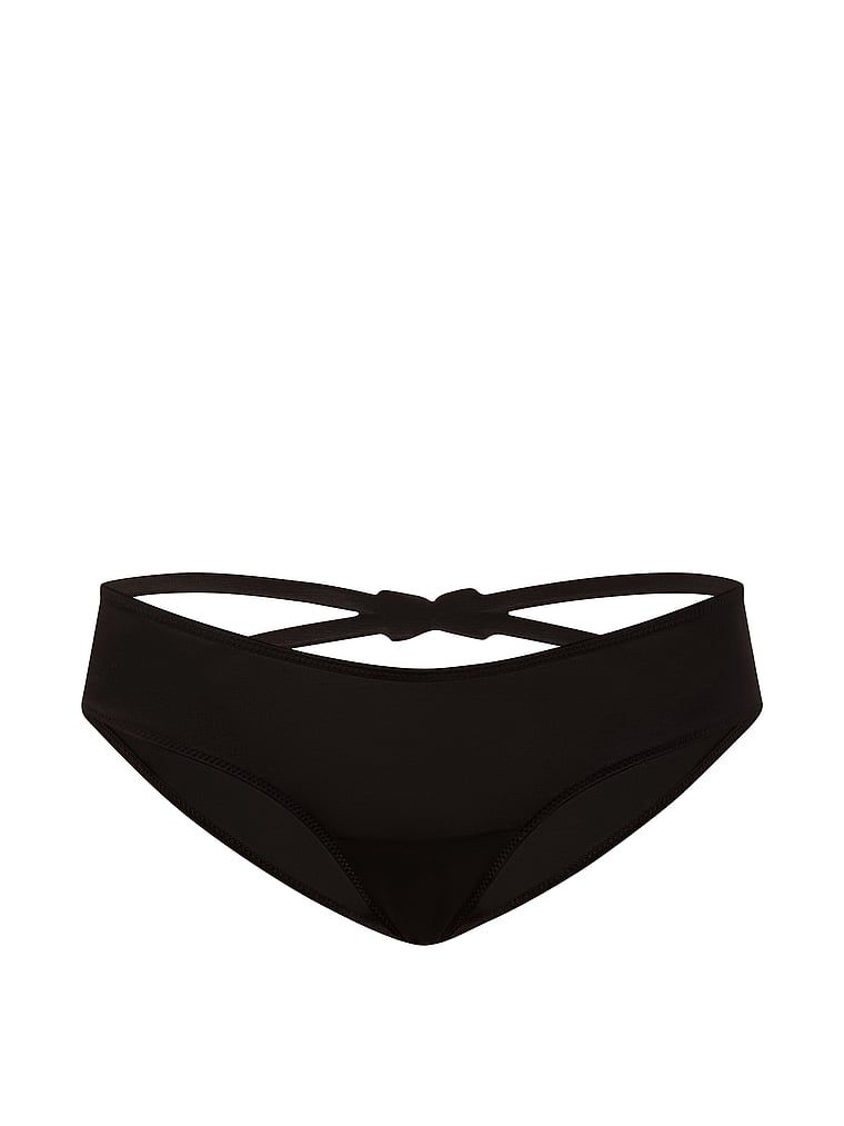 Kalhotky s unikátním zády Shine Bow Cheeky. Produkt je černý a pochází z kolekce Very Sexy.