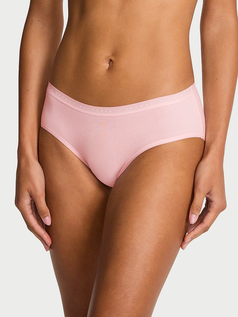 Victoria's Secret Bokové kalhotky z elastické bavlny