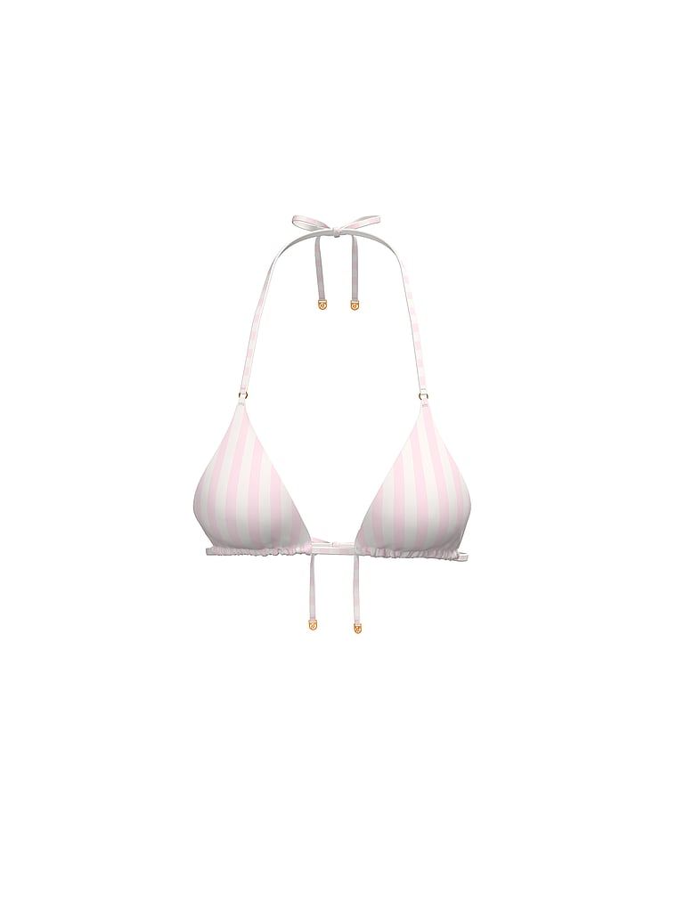 Essential Triangle bikini top. Produkt je vzorovaný a pochází z kolekce Victoria's Secret Swim.