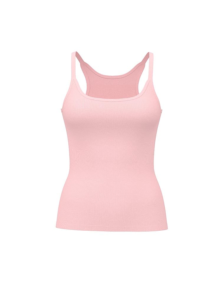 Mix & Match bavlněné noční top. Produkt je růžové barvy a pochází z kolekce Victoria's Secret.