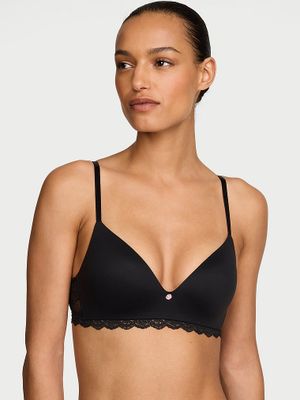 Dream Angels Hladká a krajková push-up podprsenka bez kostic