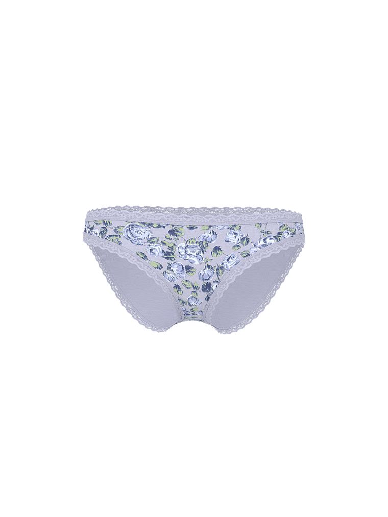 Bavlněné kalhotky s krajkovými bikinami s krajkovým lemováním. Produkt má květinový vzor a pochází z kolekce Lace Trim.