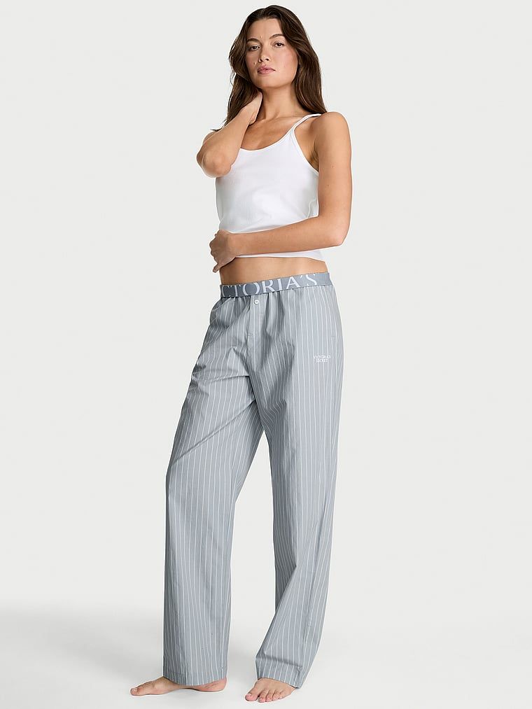 Mix & Match Heritage bavlněné pyžamové kalhoty. Produkt je vzorovaný a pochází z kolekce Victoria's Secret.