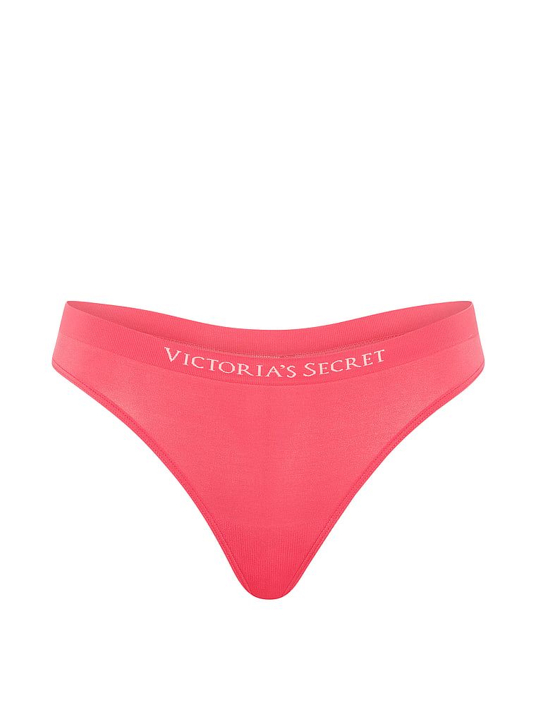 Bezešvé tanga. Produkt je červené barvy a pochází z kolekce Seamless.
