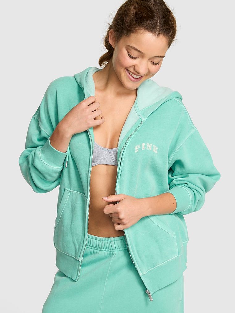 Mikina Ivy Fleece Campus na zip