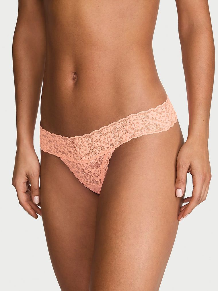 Lacie Krajková tanga s průstřihem