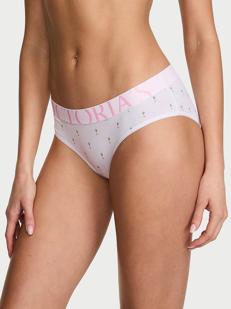 Cotton Bavlněné bokové kalhotky s velkým logem Exploded Logo