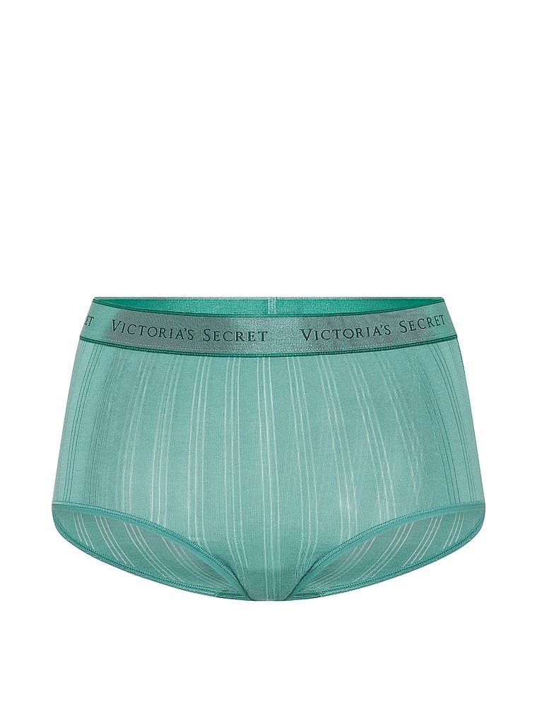Ultra-jemné logo Brief Modal Briefs. Produkt je zelené barvy a pochází z kolekce Cotton.