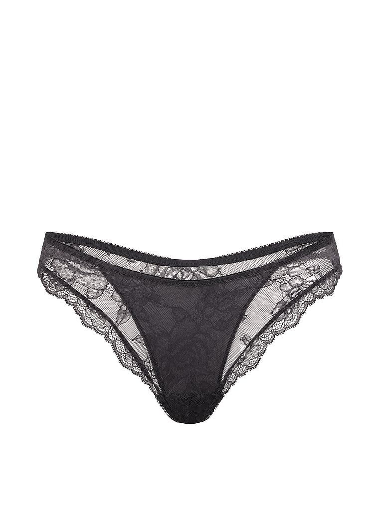 Krajkový překrytý tvar tanga. Produkt je šedobarevný a pochází z kolekce Very Sexy.