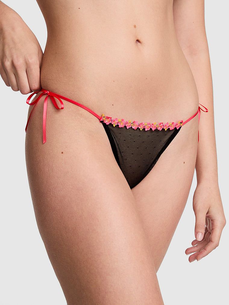 Kalhotky V-string PINK Wink
