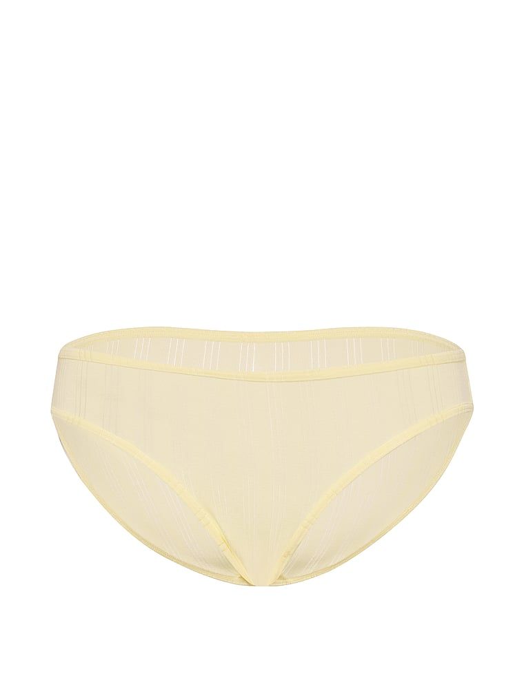 Kalhotky z modálu Ultra-Fine Bikini. Produkt je žluté barvy a pochází z kolekce Victoria's Secret.