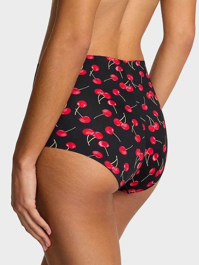 Bezešvé kalhotky s vysokým pasem Ne-ukazují. Produkt je vzorovaný a pochází z kolekce No-Show.