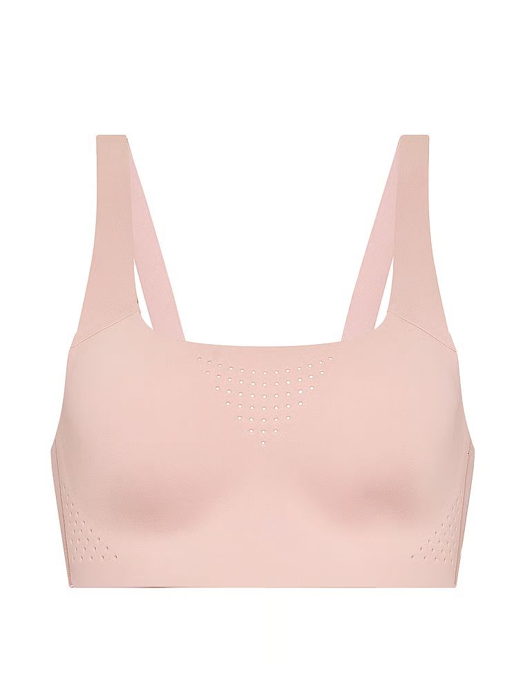 Sportovní podprsenka s maximální podporou Featherweight Max. Produkt je béžový a pochází z kolekce VSX.