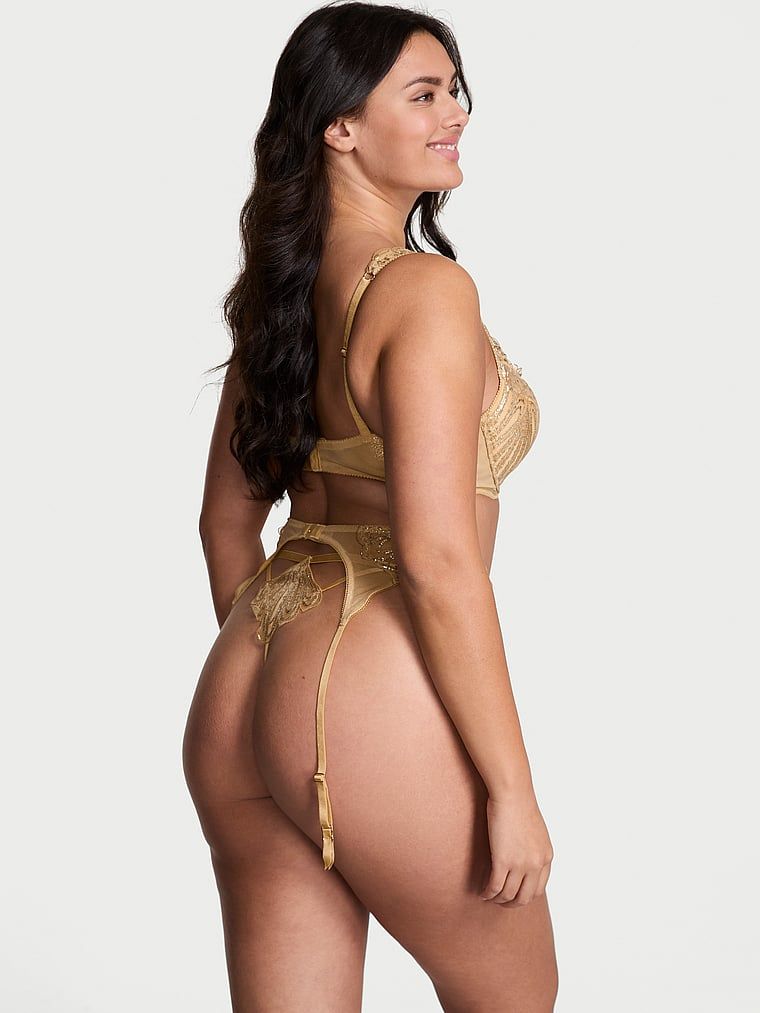Podvazkový pás showgirl. Produkt je vzorovaný a pochází z kolekce Very Sexy.