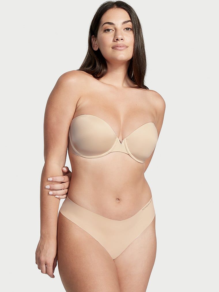 Victoria's Secret Bare Lehce podšitá hladká podprsenka bez ramínek