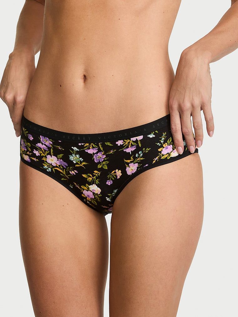 Victoria's Secret Bokové kalhotky z elastické bavlny