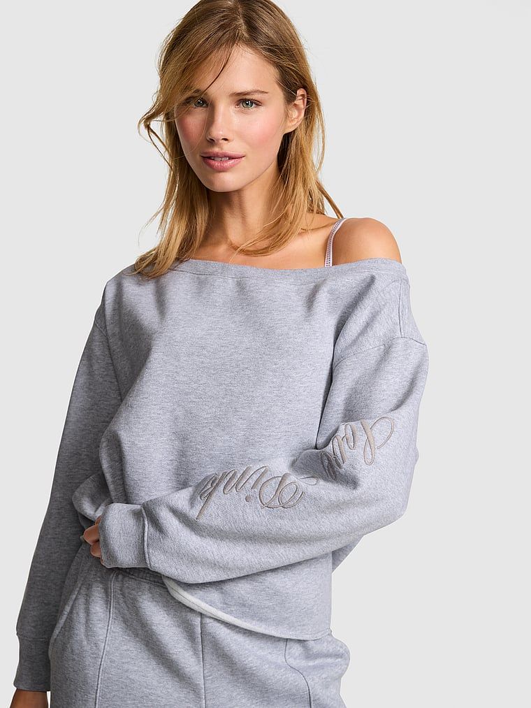 Mikina Campus Fleece off shoulder