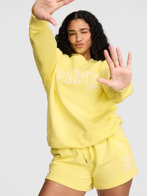Oversize mikina s kulatým výstřihem Campus Fleece