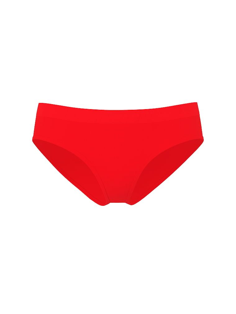 Kalhotky s mašličkou vzadu Bezešvé bikiny s mašlí. Produkt má červenou barvu a pochází z kolekce Bezešvé.