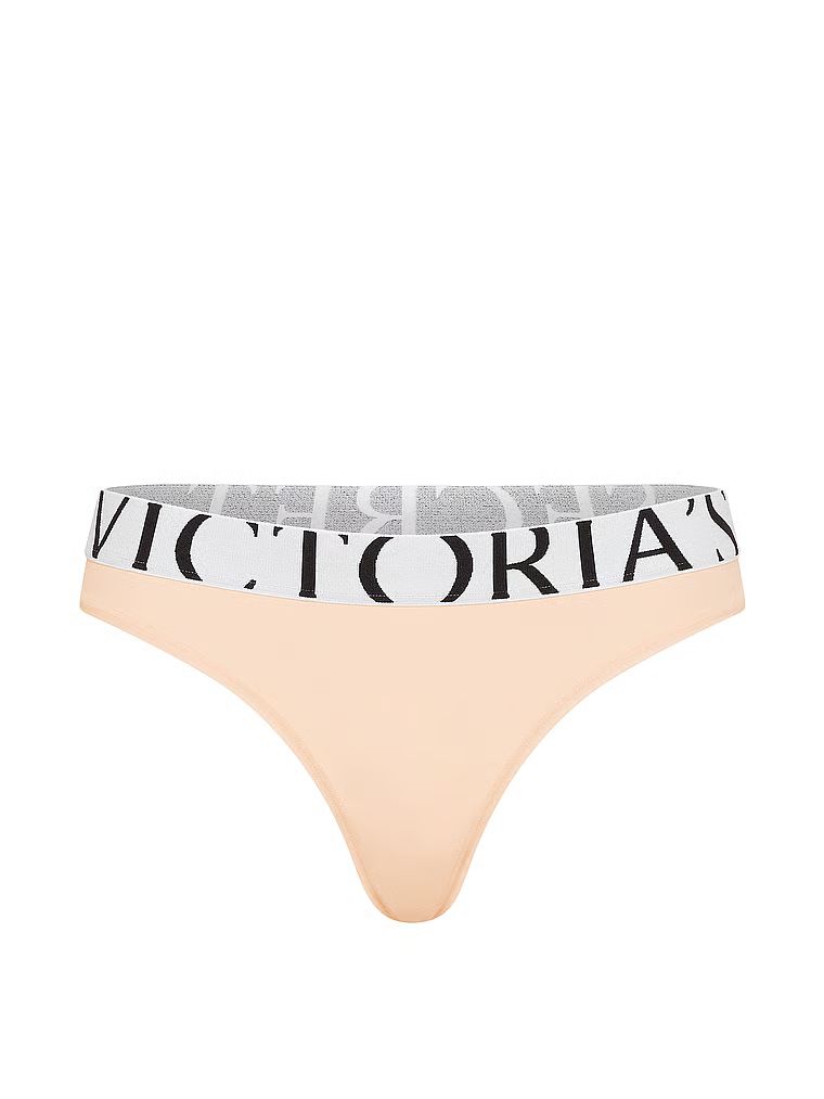 Tanga s logem Cool. Produkt je béžové barvy a pochází z kolekce Cotton.