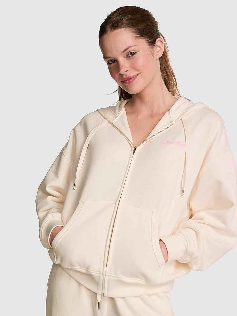 Mikina s kapucí na zip Campus Fleece