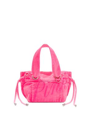 Mini plátěná shopper taška s plochým dnem