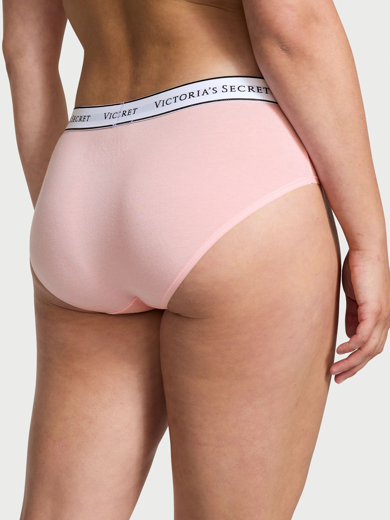 Bavlněné kalhotky s logem Hiphugger v pase. Produkt je růžový a pochází z kolekce Cotton.