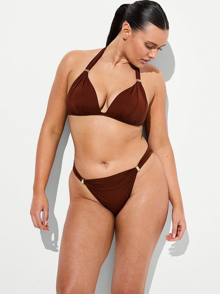 Victoria's Secret Swim Horní push-up díl bikin Essential Harlow za krk