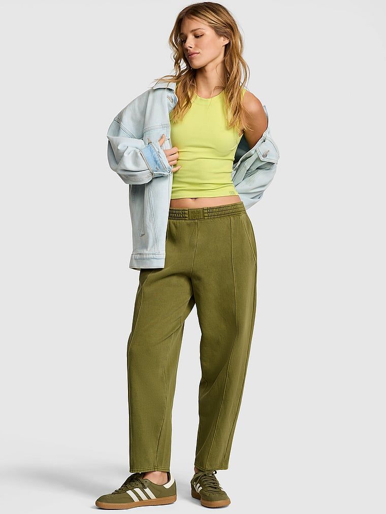 Tepláky Campus Fleece barrel s prošitím