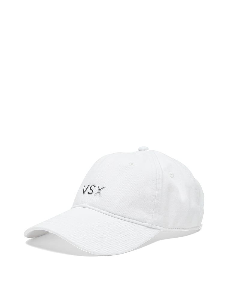 Kšiltovka VSX. Produkt je bílý a pochází z kolekce Victoria's Secret.