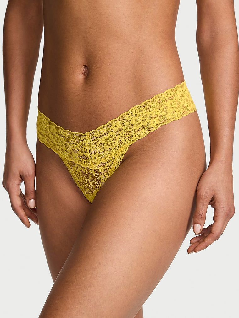 Lacie Krajková tanga s průstřihem