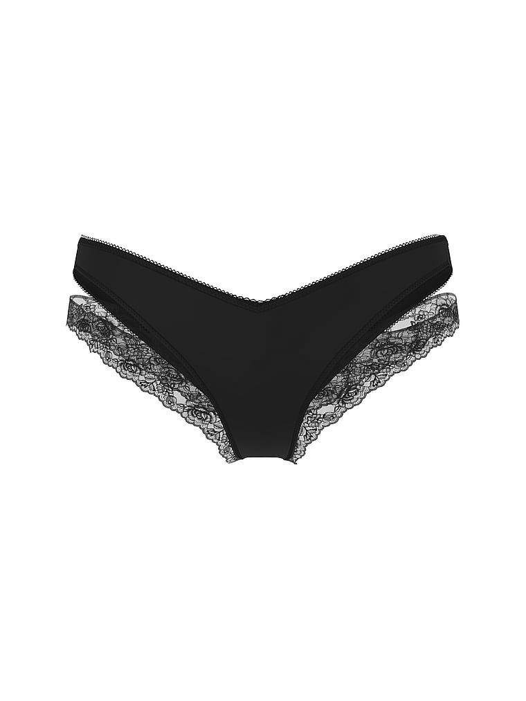 Krajkové kalhotky s výřezy po stranách Cut-Out Cheeky. Produkt je černý a pochází z kolekce Very Sexy.