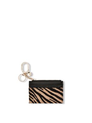 Black Zebra Straw Klíčenka s pouzdrem na karty