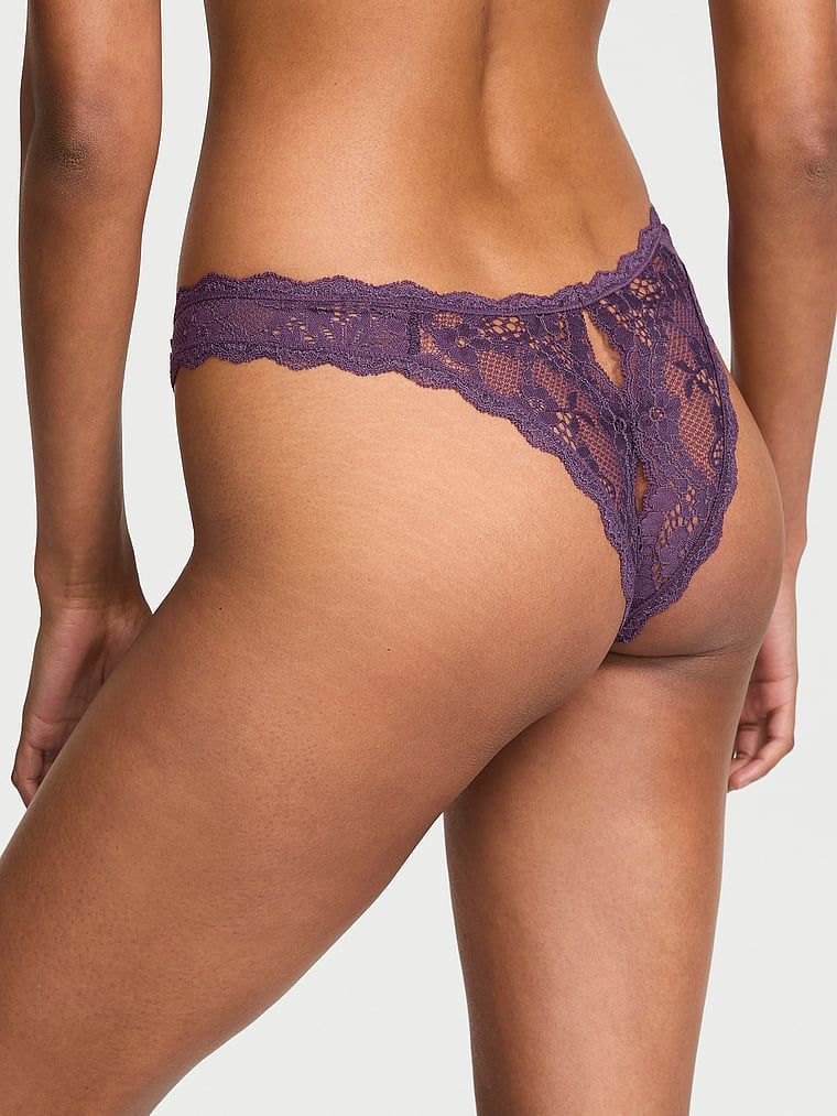 Dream Angels Krajkové brazilské kalhotky Peekaboo