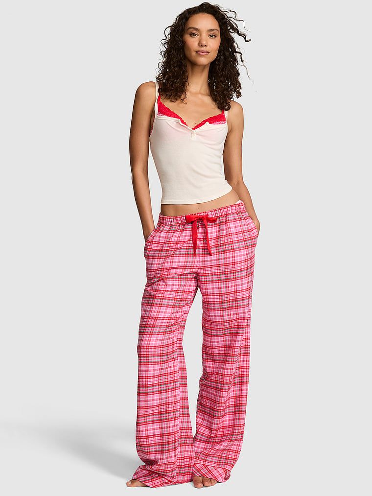 PINK Flanelové pyžamové kalhoty Favorite Flannel