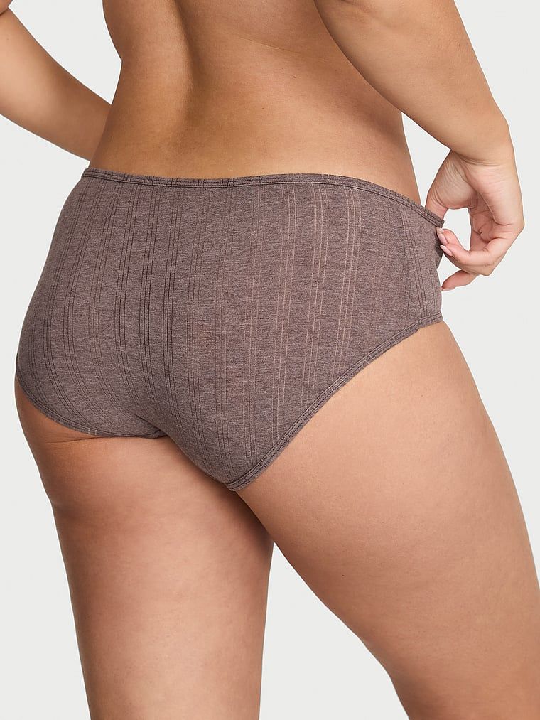 Ultra-jemné hiphugger modální kalhotky. Produkt je hnědé barvy a pochází z kolekce Victoria's Secret.