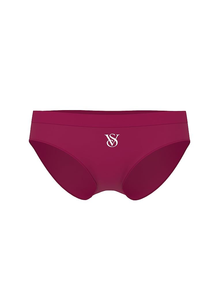 Kalhotky s lesklým logem Seamless Sparkle Hiphugger. Produkt má růžovou barvu a pochází z kolekce Bezešvé.