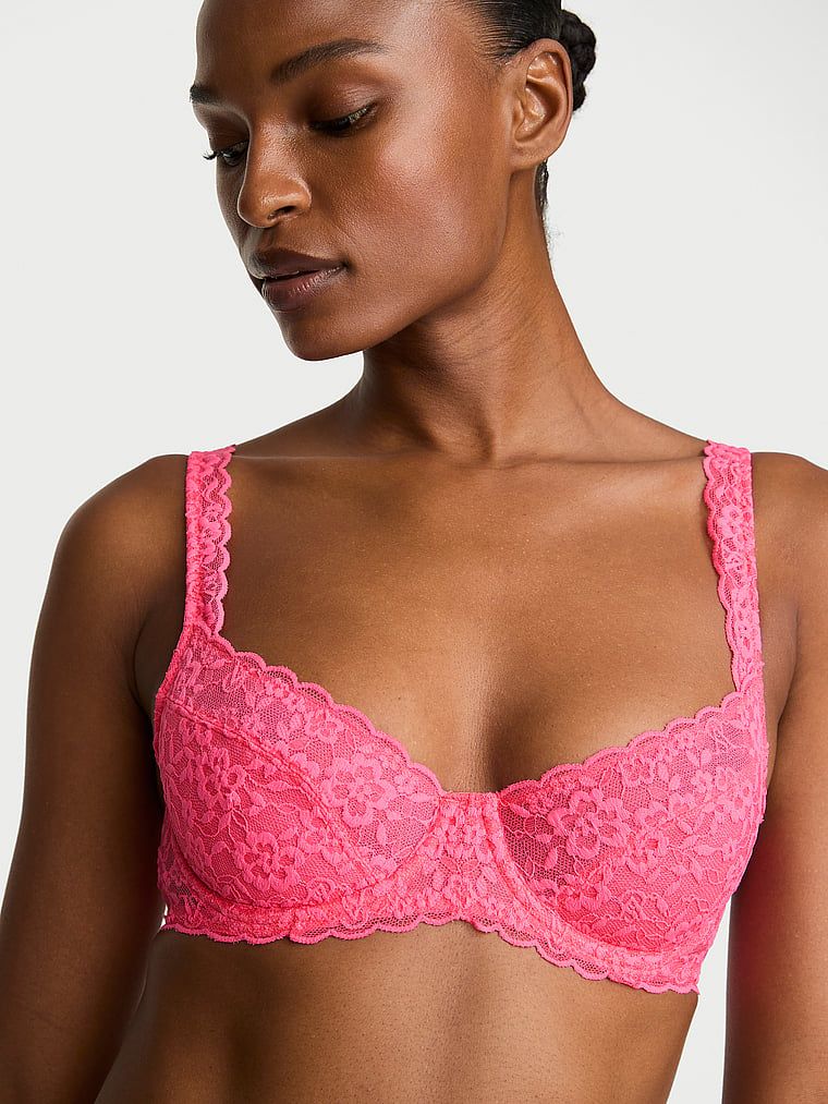 Victoria's Secret Krajková balkonetová podprsenka bez podšívky